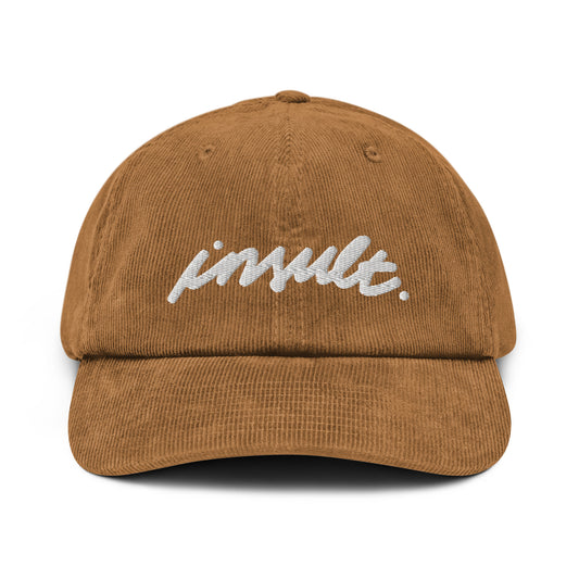 INSULT LOGO® Camel Corduroy Hat