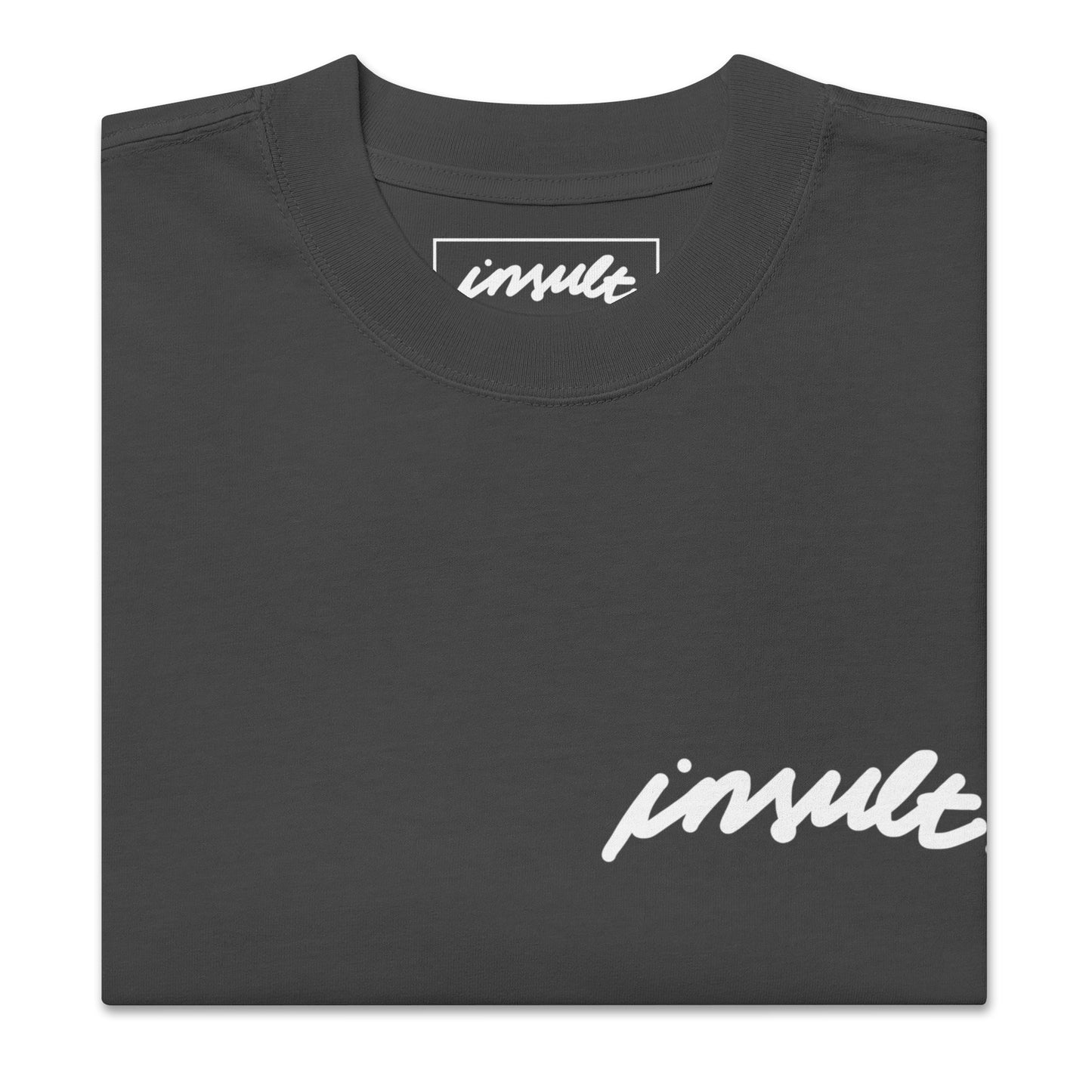 INSULT® Oversized Faded Black T-shirt