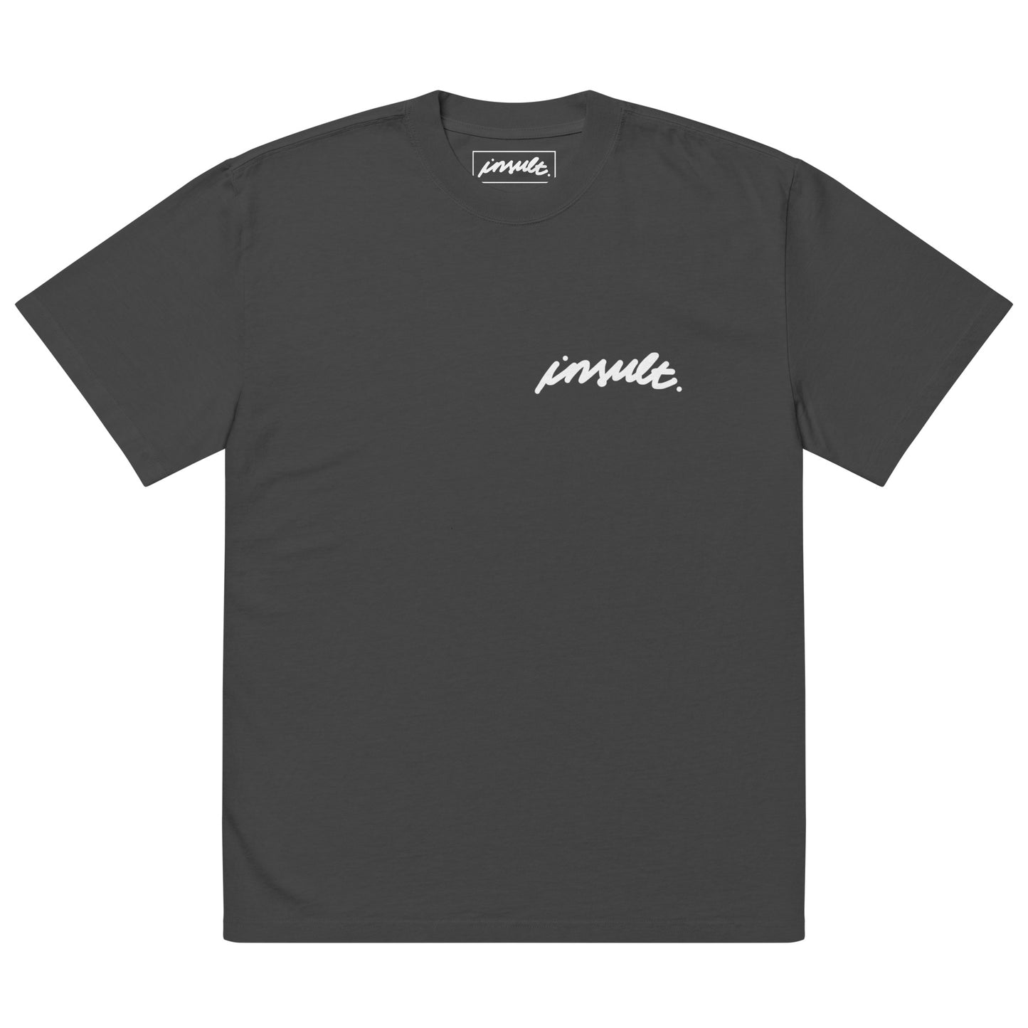 INSULT® Oversized Faded Black T-shirt