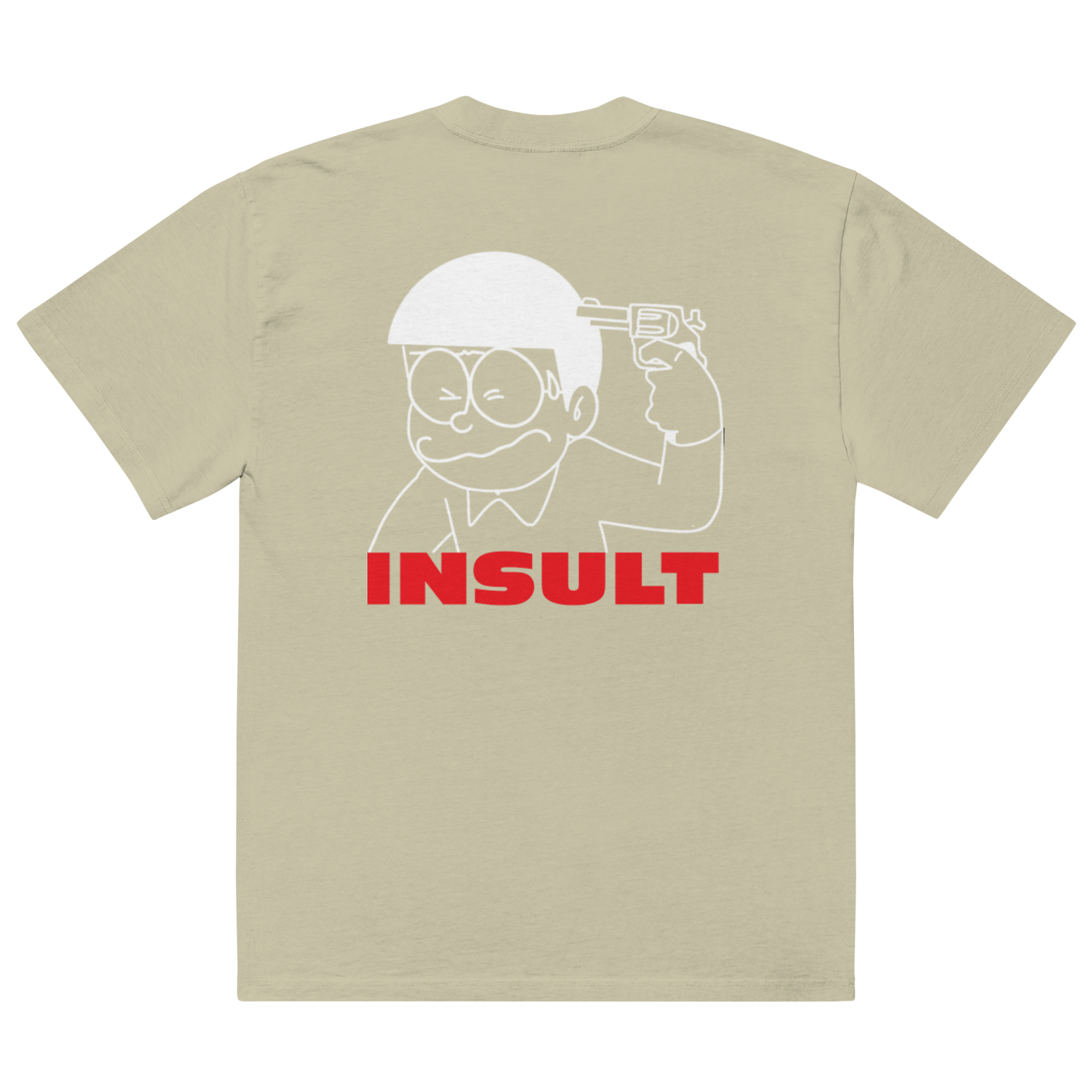 INSULT® Faded Eucalyptus Oversized T-shirt