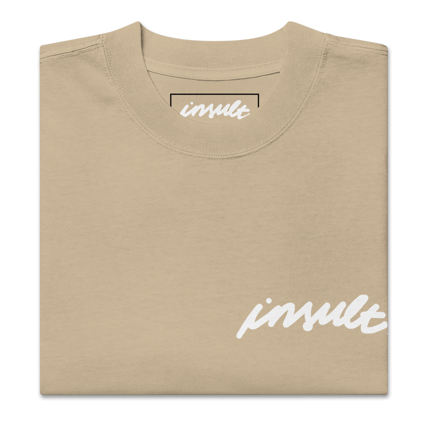 INSULT® Faded Khaki Oversized T-shirt