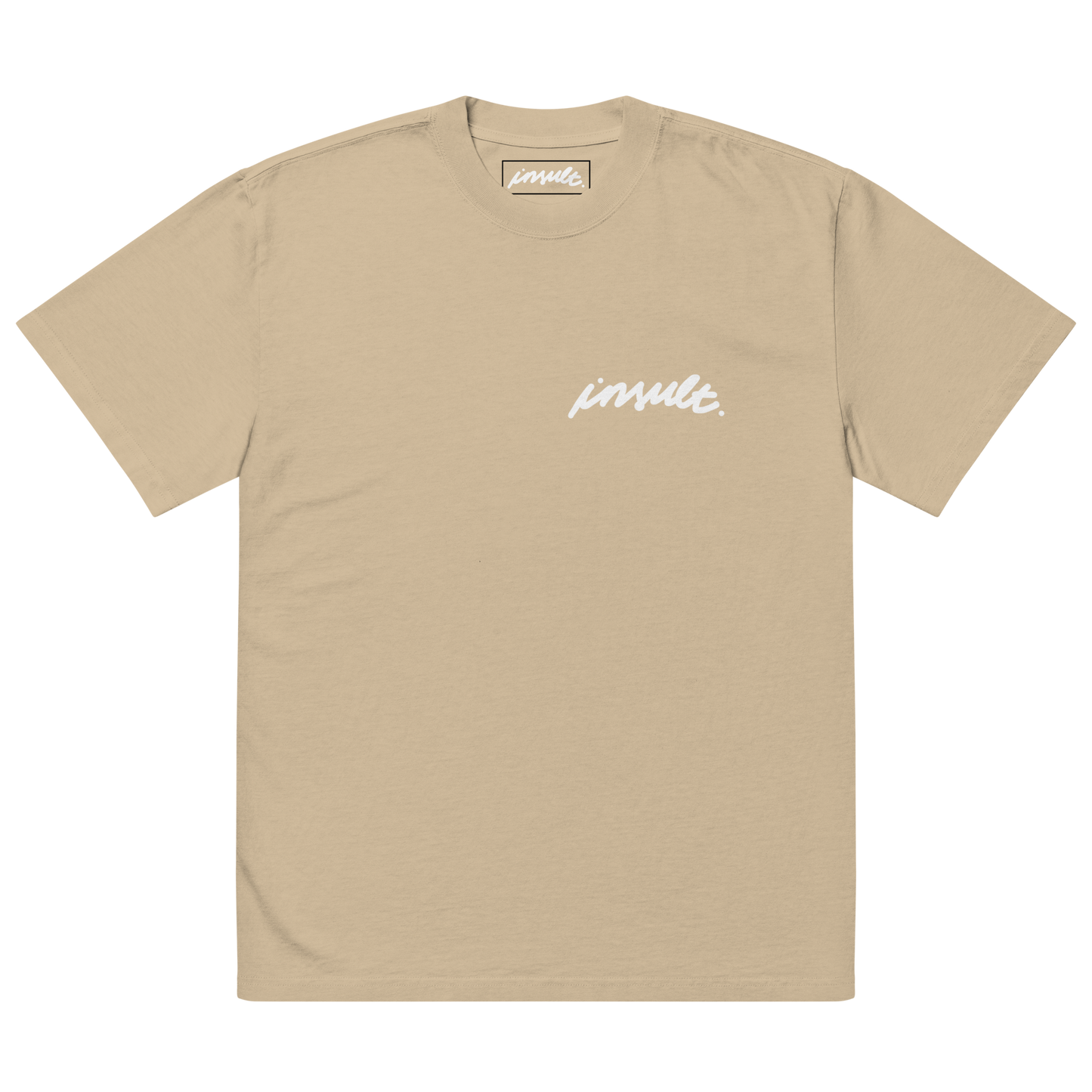 INSULT® Faded Khaki Oversized T-shirt